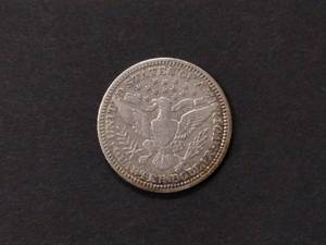 1907 D Barber Silver Quarter...