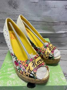 lot 78 image: Ed Hardy Size 6 Cerra Heels $130 retail