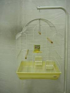 lot 27 image: Bird Cage and Stand