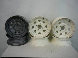 lot 9 image: 6 Steel Rims