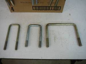 lot 10 image: 50# Threaded U Bolts
