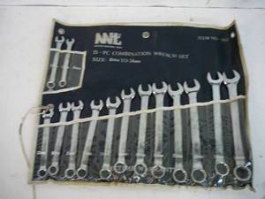 lot 19 image: 15pc Combination wrench set