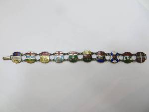 Sterling Silver Canadian Provinces Bracelet