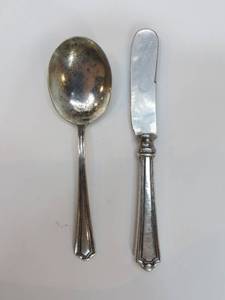 Sterling Knife & Spoon