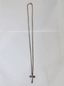 Sterling Silver Chain with Crucifix Pendant