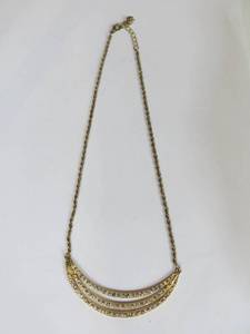 Gold-tone Costume Necklace