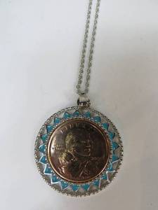 Necklace with Sacagawea Pendant