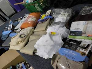 lot 16 image: lot of black-out panels and drapes...