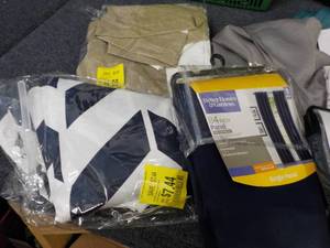 lot 18 image: lot of black-out panels and drapes...