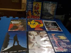 lot 34 image: 8 Blu-Ray movies unopened...