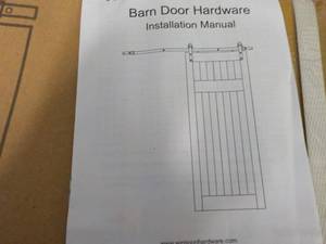 lot 44 image: Barn Door hardware...