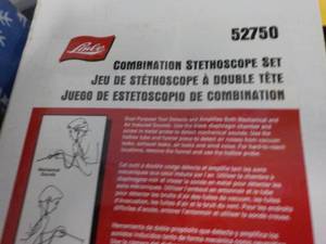 lot 50 image: Combination stethoscope set, postur...