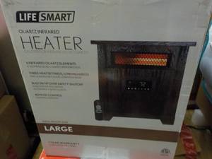 lot 57 image: Life Smart quartz infrared heater...
