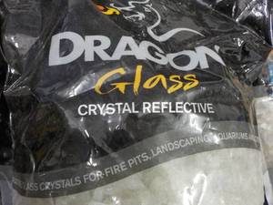 lot 77 image: 10 lb. bag dragon glass...