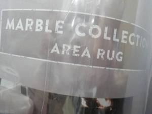 lot 89 image: Marble Collection area rugs 5X3x7...