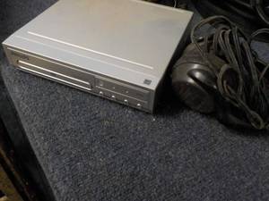 lot 93 image: Philips DVD player, headphones, and...