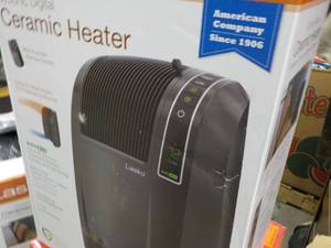 lot 106 image: Lasko Cyclonic digital ceramic heat...