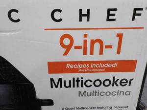lot 120 image: Magic Chef 9-in-1 multi cooker...