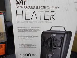 lot 122 image: SAi fan forced electric utility hea...