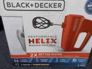 lot 134 image: Black and Decker Helix premium hand...