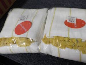 lot 152 image: set of 2 54wide x96 high contrast...