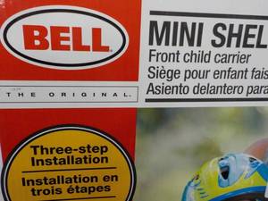 lot 158 image: Bell Mini Shell front bike child ca...