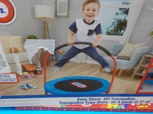 lot 159 image: Little Tikes Easy Store 3 trampoli...