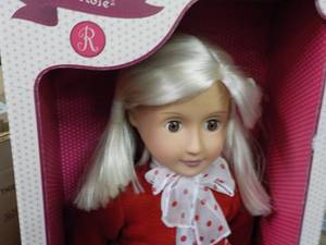 lot 166 image: This Is Our Story Rose doll 18 tal...