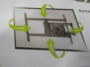 lot 167 image: Sanos full motion 42-75 T.V. moun...