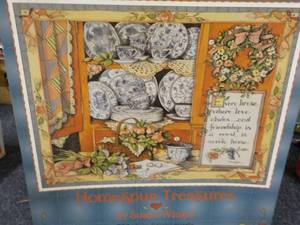 lot 213 image: 750 piece puzzle Homespun Treasures...