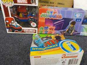 lot 216 image: Spiderman, PJ masks and Imaginext...