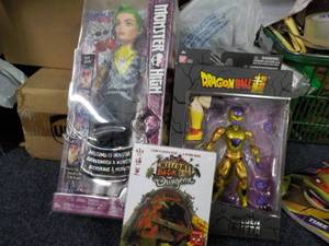lot 220 image: Monster High, Dragon Ball, and Welc...