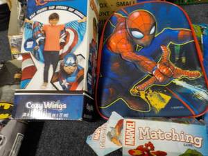 lot 222 image: Avengers, Batman, and Spiderman...