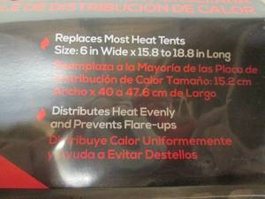 lot 255 image: Grill Parts PRO Porcelain Coated Steel Heat Tent