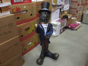 lot 11 image: Dog Butler Figure 30 Tall  FDS...