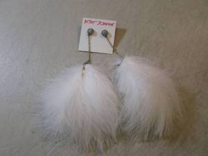 lot 13 image: Pair of Betsey Johnson Earrings New...