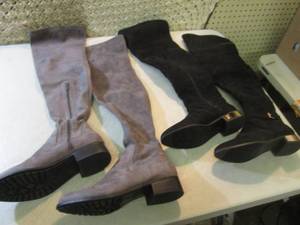 lot 62 image: 2 Pair of Ladies Knee High Boots Bo...