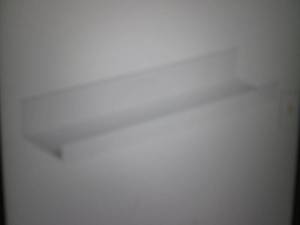 lot 108 image: Levie White MDF Decorative Wall She...