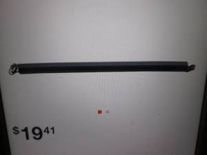 lot 110 image: 25 x 70 lbs Garage Door Extension ...