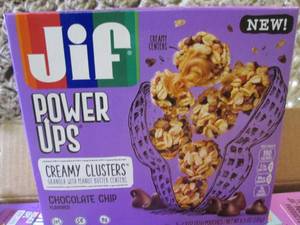 lot 150 image: Jif Power Ups Chocolate Chip Creamy...