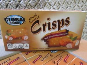 lot 162 image: Almond Flavored Crisps with Almond ...