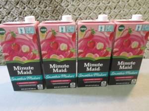 lot 177 image: 4 Minute Maid Smoothie Makers Straw...