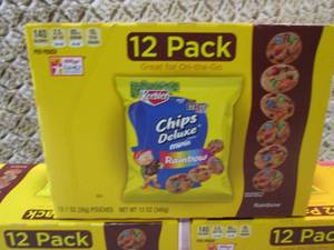 lot 179 image: 3 Boxes of Chips Deluxe Minis Rainb...