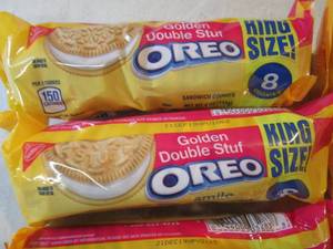 lot 194 image: 12 Packs of Golden Double Stuf Oreo...