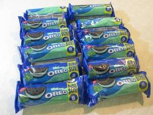 lot 195 image: 12 Packs of Mint Oreo Cookies Best ...