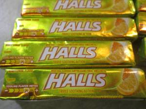 lot 200 image: 16 Packs of Honey Lemon Halls Best ...