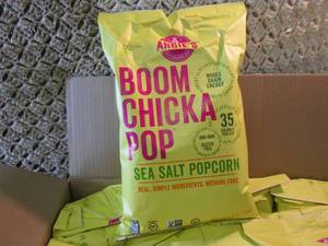 lot 213 image: Case of 12 Bags Boom Chicka Pop Sea...