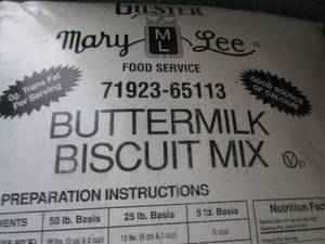 lot 238 image: 5 Bags of Buttermilk Biscuit Mix 50...
