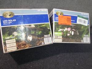 2 LED Solar Spot Lights by Hampton ...