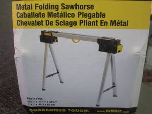 Dewalt Metal Folding Sawhorse ...